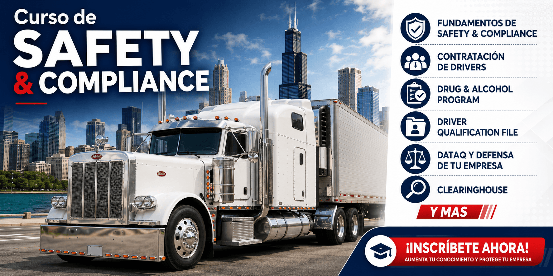 Curso Safety and Compliance para trucking
