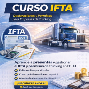 Inscripción al Curso de IFTA & Impuestos de trucking